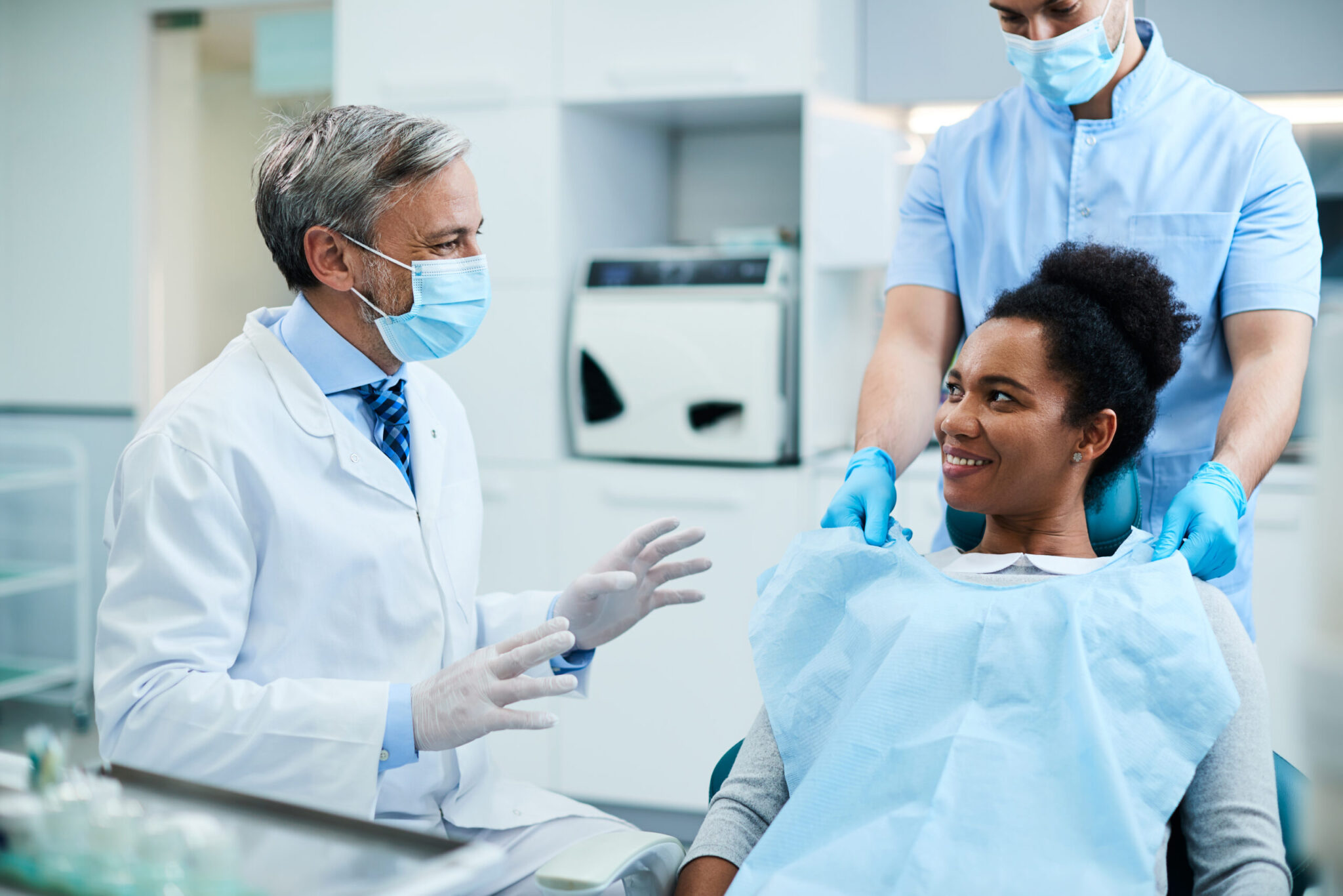 Happy patient at Painless Dentistry